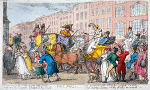 Pall Mall by Thomas Rowlandson