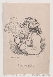 Politician, April 1808 by Thomas Rowlandson