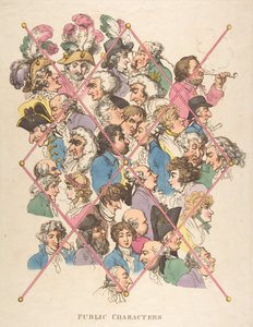 Public Characters by Thomas Rowlandson