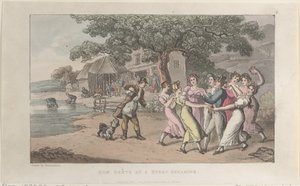 Quae Genus at a Sheep-shearing, from The History of Johnny Quae Genus