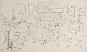 Quae Genus in the Sports of the Kitchen, from The History of Johnny Quoe Genus