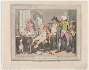 School for Modern Romans, May 10, 1802 by Thomas Rowlandson