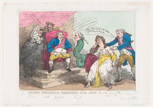 Secret Influence Directing The New Parliament, May 18, 1784 by Thomas Rowlandson