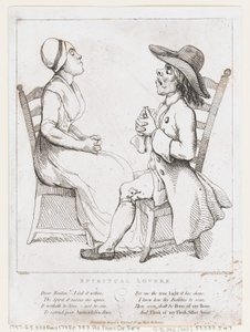 Spiritual Lovers by Thomas Rowlandson