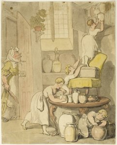Stealing the Preserves by Thomas Rowlandson