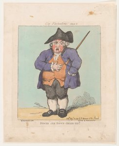 Stocks Are Down- Heigh-Ho!!, August 10, 1799 by Thomas Rowlandson