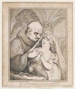 Symptoms of Sanctity, February 28, 1800 by Thomas Rowlandson