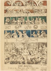 The Boxes by Thomas Rowlandson
