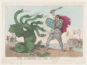The Champion of the People by Thomas Rowlandson