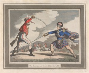 The Consequence of not Shifting the Leg by Thomas Rowlandson
