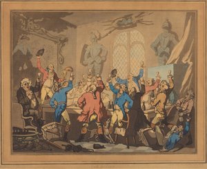 The Dinner by Thomas Rowlandson