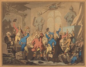 The Dinner, 1787 by Thomas Rowlandson