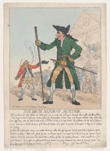 The Drum Major of Sedition by Thomas Rowlandson