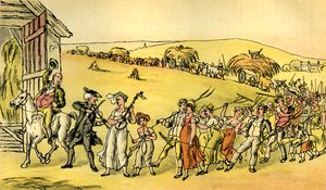 The Harvest Home by Thomas Rowlandson