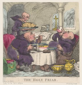 The Holy Friar by Thomas Rowlandson