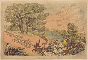 The Hunt by Thomas Rowlandson