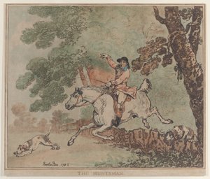The Huntsman by Thomas Rowlandson