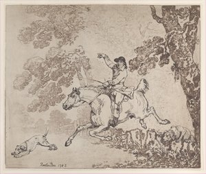 The Huntsman, 1785 by Thomas Rowlandson