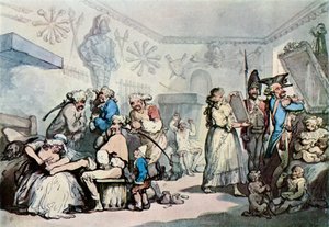 The Interior of a French Barracks, 1787, 1929