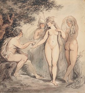 The Judgement of Paris by Thomas Rowlandson