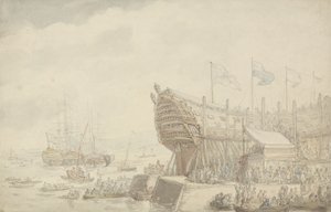 The Launching of H.M.S. 
