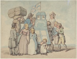 The Peep Show by Thomas Rowlandson