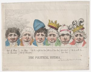 The Political Hydra by Thomas Rowlandson