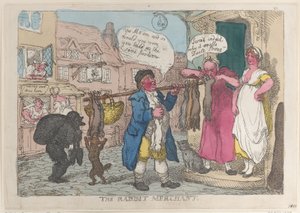 The Rabbit Merchant by Thomas Rowlandson