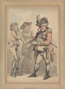 The Recruiting Sergeant by Thomas Rowlandson