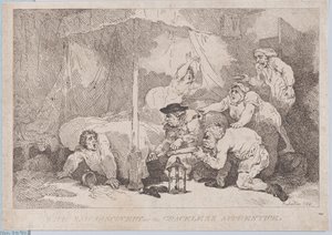 The Sad Discovery of the Graceless Apprentice by Thomas Rowlandson