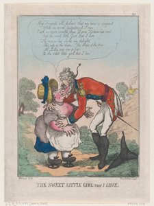 The Sweet Little Girl That I Love by Thomas Rowlandson