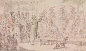 The Vicar of Wakefield: The Family Picture by Thomas Rowlandson