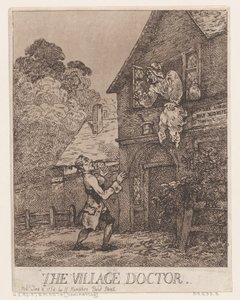 The Village Doctor by Thomas Rowlandson