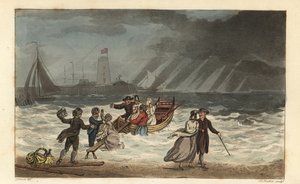 The Water Party: Tourists Abandon a Sea Voyage Due to Bad Weather by Thomas Rowlandson