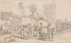 The Woolpack Inn by Thomas Rowlandson