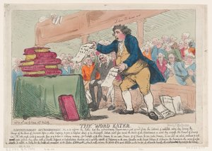 The Word-Eater by Thomas Rowlandson