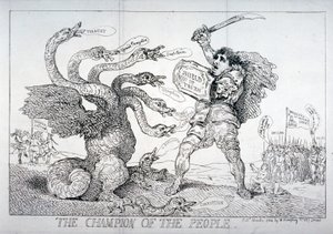 The Champion of the People by Thomas Rowlandson