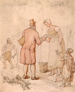 The postman by Thomas Rowlandson