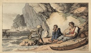 The Skeletal Figure of Death on a Beach