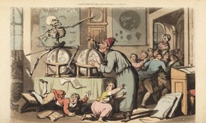 The Skeleton of Death Comes for a Schoolmaster