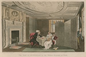 The visit of Dr Syntax to the Widow Hopefull at York by Thomas Rowlandson