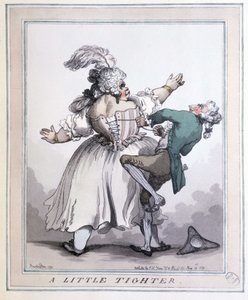 Tighten More - Prints by Rowlandson, in "The corset in art and morals from the 13th to the 20th century" by F. Libron and H. Clouzot by Thomas Rowlandson