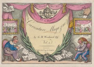 Title Page, The Caricature Magazine by G. M. Woodward, Vol. 4, 1809 by Thomas Rowlandson