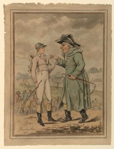 Tricks of the Turf, or, Settling how to Lose a Race by Thomas Rowlandson