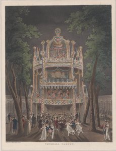 Vauxhall Garden, 1809 by Thomas Rowlandson