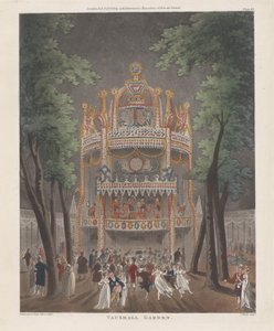 Vauxhall Garden, October 2, 1809 by Thomas Rowlandson