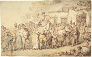 Village Fair by Thomas Rowlandson