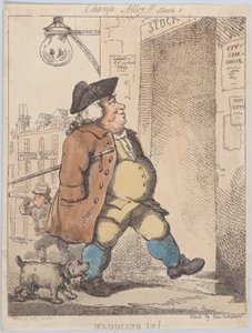 Waddling In!, August 1, 1799 by Thomas Rowlandson