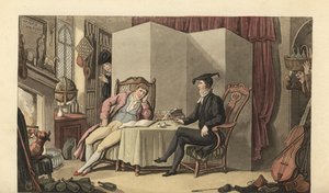 Young Gentleman in His Rooms at University