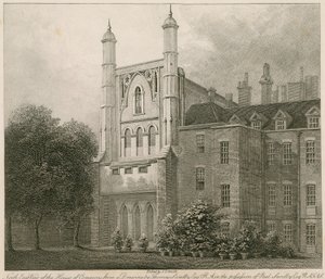 North East View of the House of Commons from a Drawing by Thomas Sandby RA by Thomas Sandby